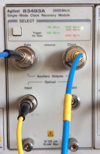 Agilent 83493A Single Mode Clock Recovery Plug In 2500MHz