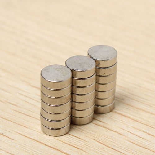 50pcs 6x2mm n35 neodymium disc magnets rare earth strong magnet for sale