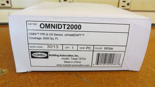 HUBBELL OMNIDT2000 ULTRASONIC AND PIR CEILING SENSOR ***FREE EXPEDITED SHIP***
