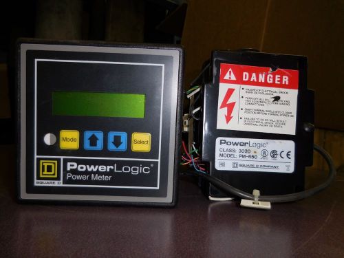 POWER LOGIC POWER METER  PM-650 3020 PMD-32 8402C