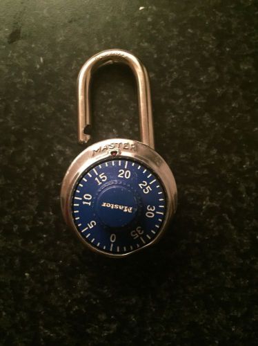 Master Lock 1500D Combination Padlock, 3 Number Dialing, Rust Resistant, Steel