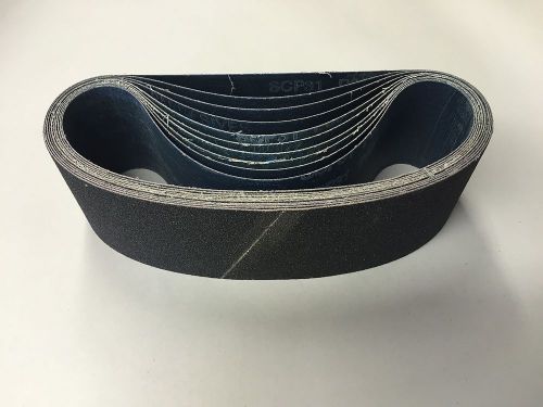 QTY:10 Silicon Carbide 3&#034; X 24&#034; 60 Grit Wet Dry Sanding Belt USA SHIPPING