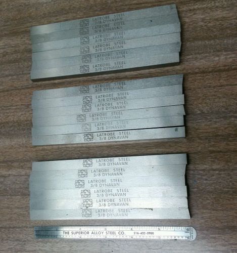 Set of 18  LATROBE STEEL 3/8 Sq  T-15 Tool Bits