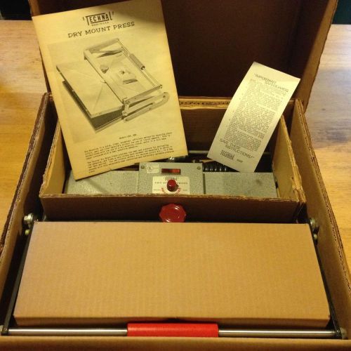 Technal Model 500 Dry Mount Press With Original Box And Instructions Little Use