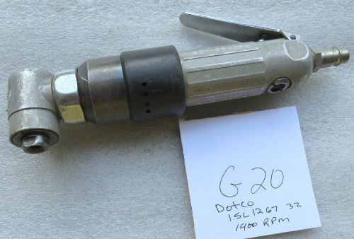 G20- Dotco Tools - 15L1267-32 - Pneumatic Angle Air Sander/Grinder 1/4&#034; 1400 RPM