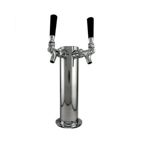 Draft beer tap double faucet home pub bar brewing kegerator stainless steel keg for sale