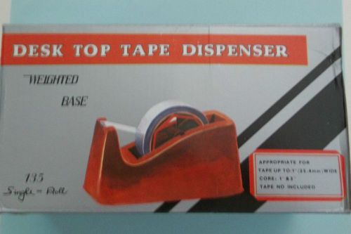 Desk Top Tape Dispenser 1&#034; or 3&#034; core Tape Width 1 Inch