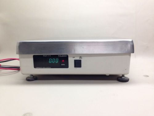Toledo 8213 class iii digital bench scale capacity 100lb. - good condition for sale