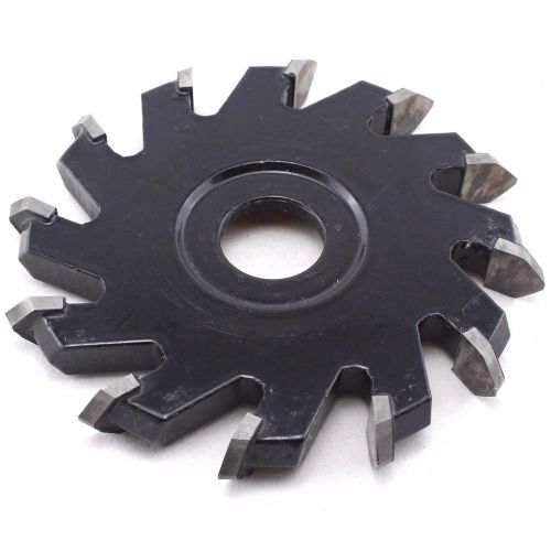 4&#034;*12T Slotted Aluminum Plastic Plate V Type Slotting Saw Blade Cutter 12mm W