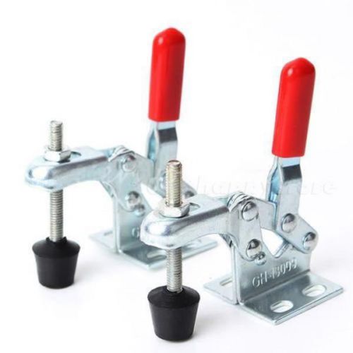 2Pcs 30Kg Vertical Toggle Clamp Metal Hand Tool Holding Capacity GH-13009 HYSG
