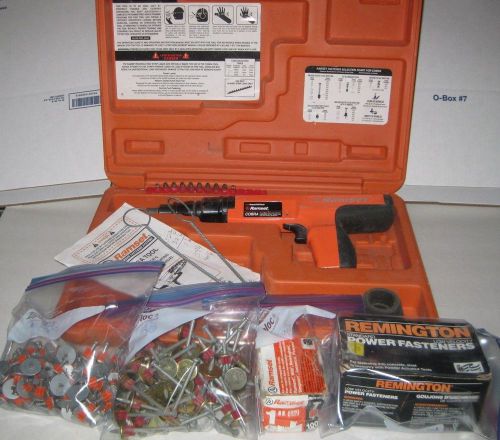 Cobra ramset .27 caliber power actuated kit w/ case 300+ fastners manual brushes for sale