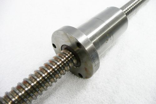 Ball screw - double nut precision ground - 19mm od - 5mm pitch- zero backlash for sale