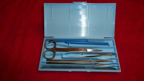8 Piece Hamilton Bell Co. Inc. Dissection Kit  in Original Case