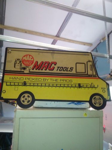 Vntg Mac Tools Truck Sign Key Hanger Board For Garage Mechanic Shop Gas Station