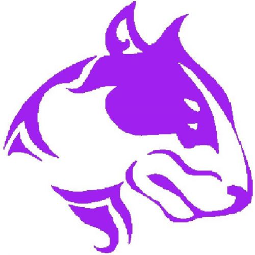30 Custom Purple Pitbull Personalized Address Labels