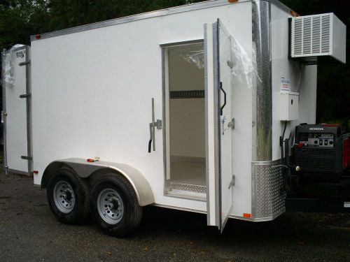 Refrigerated walk in cooler/freezer trailers custom for sale
