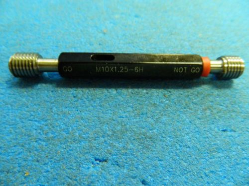 Spi met thread plug gage 34-625-4 m10 x 1.25 go/nogo &amp; hndl for sale