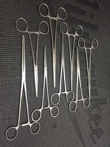 ARTERY FORCEPS STRAIGHT (Lot of 8)  Aesculap, Codman, V Mueller and Konig