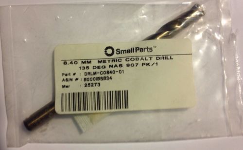 Precision Drill Bit 2ACO 8.40mm NAS Cobalt Steel Gold Oxide DRLM-C0840-01