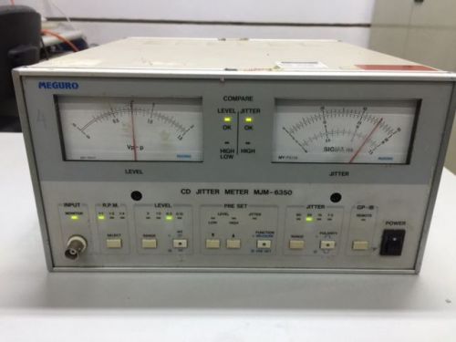 Meguro MJM-6350 CD Jitter Meter