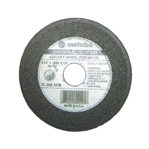 (2) METABO 655331000 Cut-Off Wheel, Type 1, 4-1/2 in. FREE SHIPPING IN THE USA