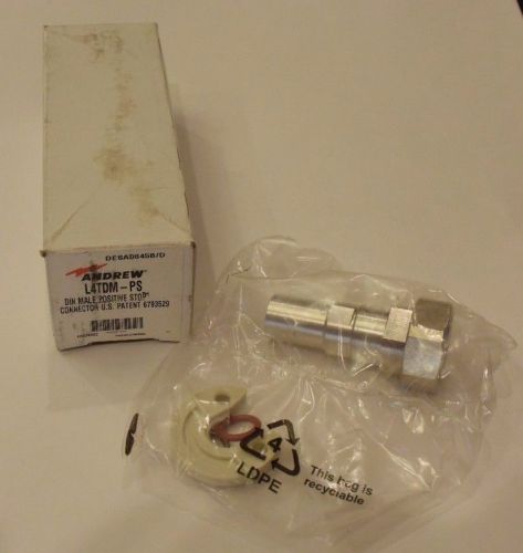 Andrew Connector L4TDM-PS DIN MALE POSITIVE STOP CONNECTOR for 1/2-inch LDF4-50A