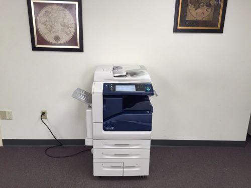 Xerox workcentre 7830 color copier machine network printer scanner fax finisher for sale