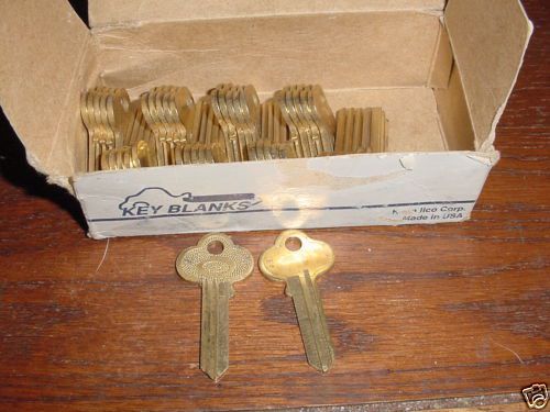 clover NOS 42 Key Blanks brass color Key SK1 R1001EN Corbin locks Tool Box uncut
