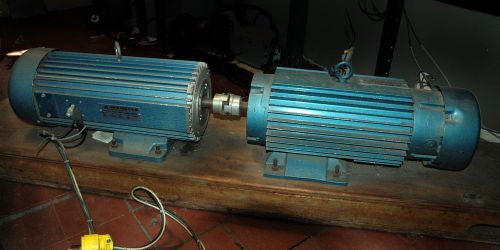 3 Horsepower PM motor, 1800 RPM, 180 volt