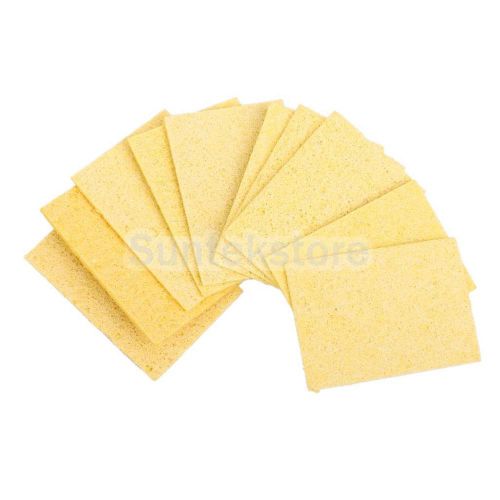 10 soldering iron replacement sponges solder iron tip welding cleaning pads for sale