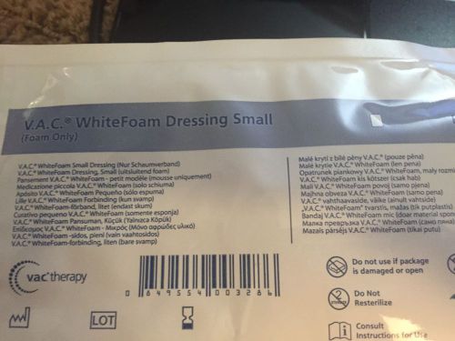 8 KCI VAC Whitefoam Dressing Small M6275033 Lot of 8 UNOPENED