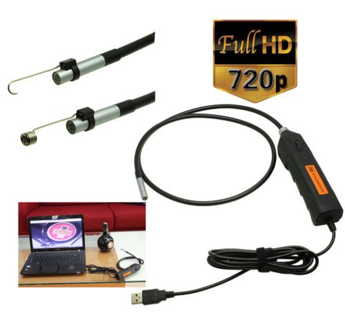Handheld hd 2 mega pixels usb endoscope borescope inspection snake tube camera for sale
