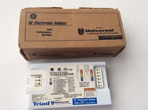 Triad ge electronic ballast c2642unvse 120-277 volts for sale