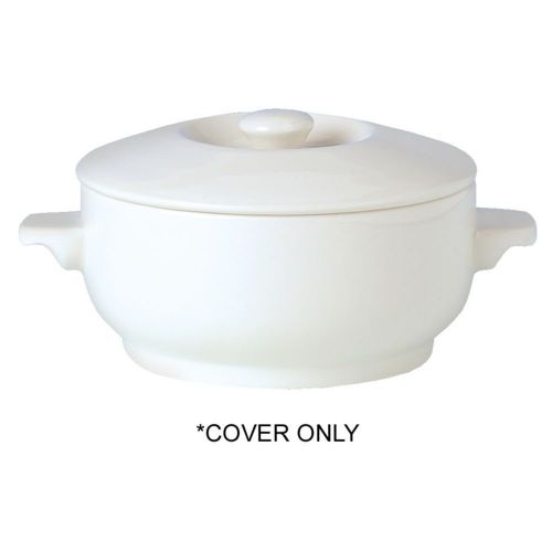 Steelite 11010829 Cookware White Soup / Casserole Lid - 12 / CS