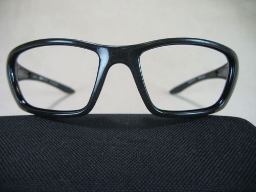 WILEY X BRICK Z87 Safety Sunglasses Frame Black Gloss Strap &amp; Generic Case