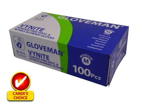Gloveman Blue Vynite Gloves (Box of 100) (Extra Large)
