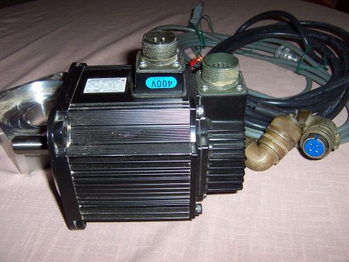 Yaskawa Electric,  AC Servo Motor 850 W - type SGMGH-09DCA61 - cables included