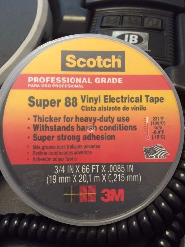 Scotch 88 3/4&#034; x 66&#039; electrical tape for sale