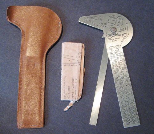 General Hardware No. 16 Multi-Use Rule and Gauge Original Case and Instructions