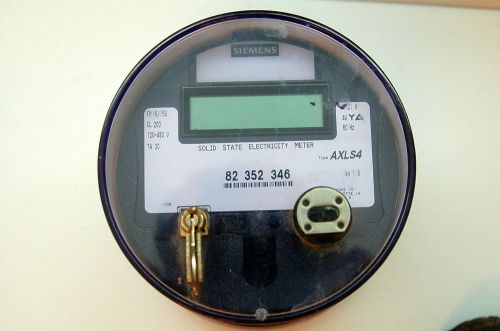 Siemens AXLS4 Solid State Electricity Meter 120-480V