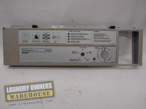 Used-432-201402-top front instructional panel w630 washer - wascomat for sale