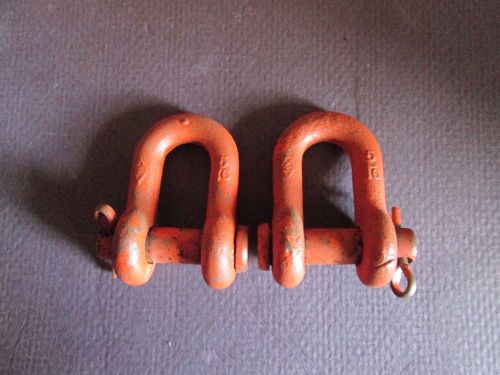 5/16 SHACKLE W/ CLEVIS PIN LOT OF 2 NOS
