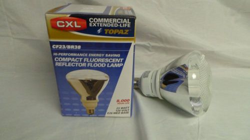 Commercial Reflector Flood Lamp CXL Topaz CF23 BR38 Bulb 120V 23W - E26