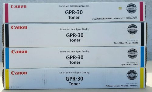 Canon GPR - 30 Toner 4 Color set. Black, Yellow, Cyan, image Runner Advance