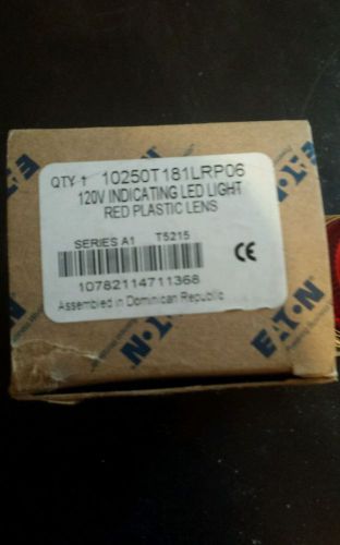 NEW IN BOX GENUINE CUTLER HAMMER 10250T-181LRP06 INDICATING RED LIGHT NEW