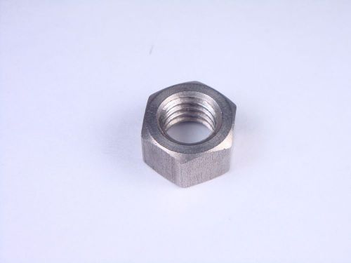 Lot of 2 MS51971-3 MIL Hex Nut 3/8-16 Thread 9/16&#034; Wide 21/64&#034; H Stainless Steel