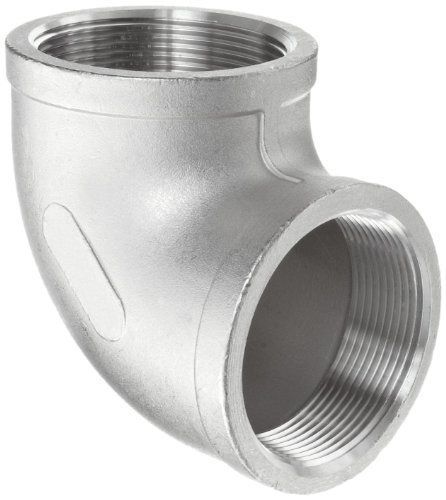 1&#034; npt female 90 degree elbow 316 stainless steel  brewing fitting class 150 for sale