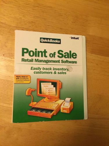 QuickBooks POS Point of Sale Retail Management v 6.0 Software Windows 2000 XP 7
