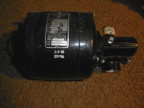 NOS Bodine Electric 1968 NCS-54RL Speed Reducer Motor 1/8HP 1725RPM