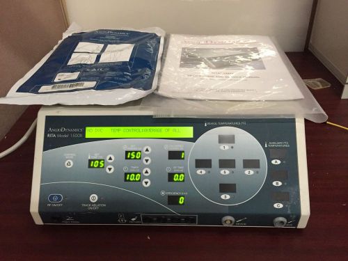 Angio dynamics  /  rita medical systems model 1500x rf surgical generator for sale